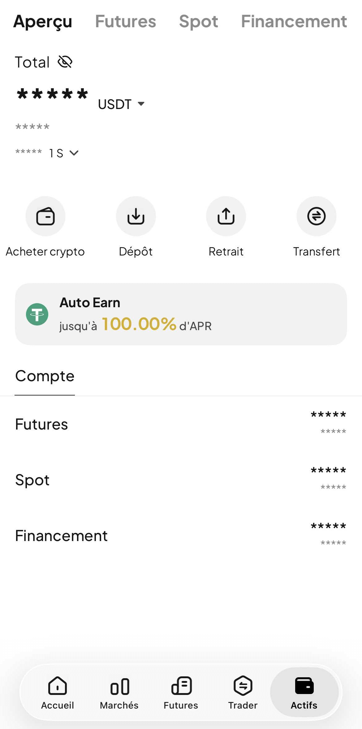 Étape 4 : Consulter ses cryptomonnaies