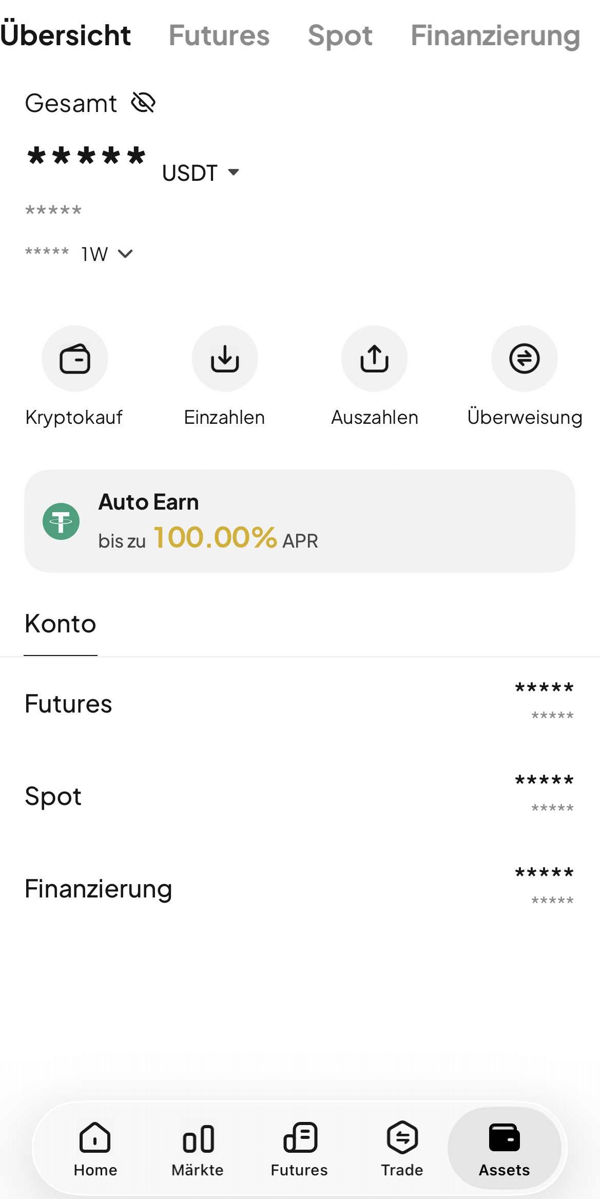 Schritt 4: Ihre Kryptos anzeigen