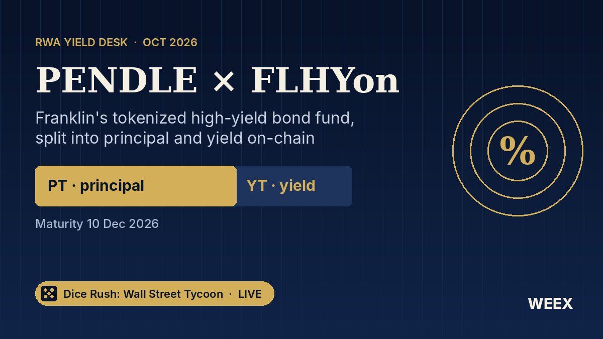PENDLE Price and FLHYon: What Franklin's Bond Token Changes