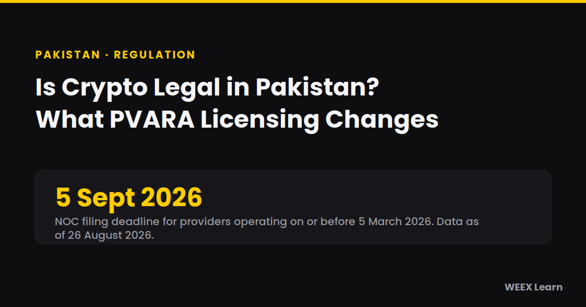 ¿Es legal el cripto en Pakistán? Reglas de PVARA que los traders deben conocer