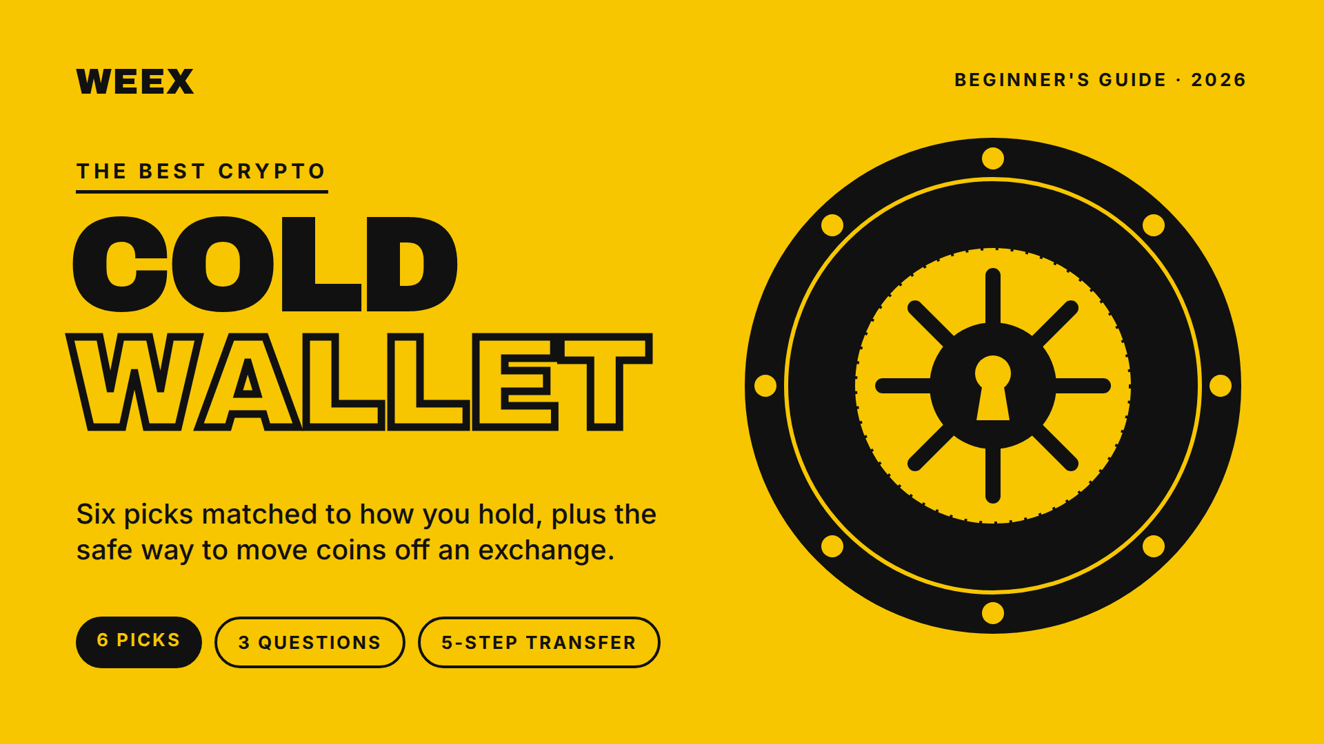 Die besten Krypto-Cold-Wallets 2026: Top-Empfehlungen passend dazu, wie du deine Coins verwahrst