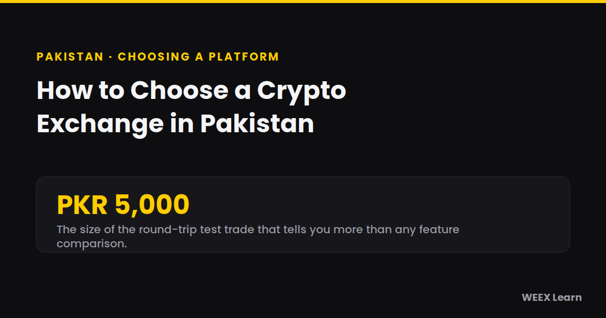 Cómo elegir un exchange de criptomonedas en Pakistán: 7 comprobaciones reales