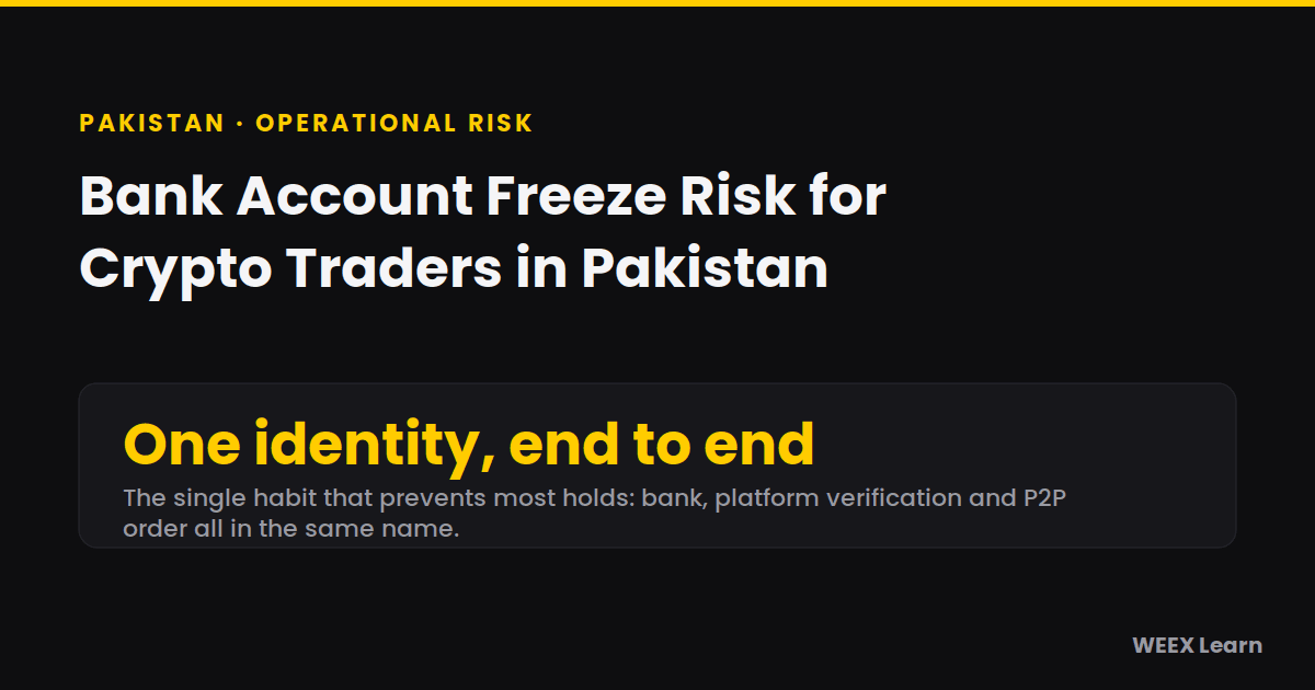 Riesgo de congelación de cuentas bancarias para traders de criptomonedas en Pakistán en 2026