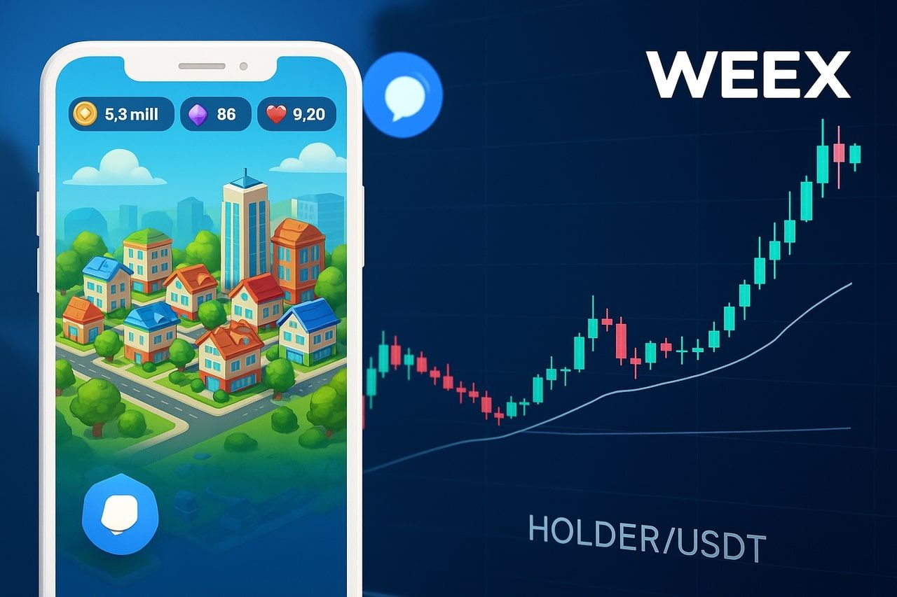 HOLDER در WEEX: بازی تلگرامی TON چگونه به یک توکن داغ تبدیل شد؟