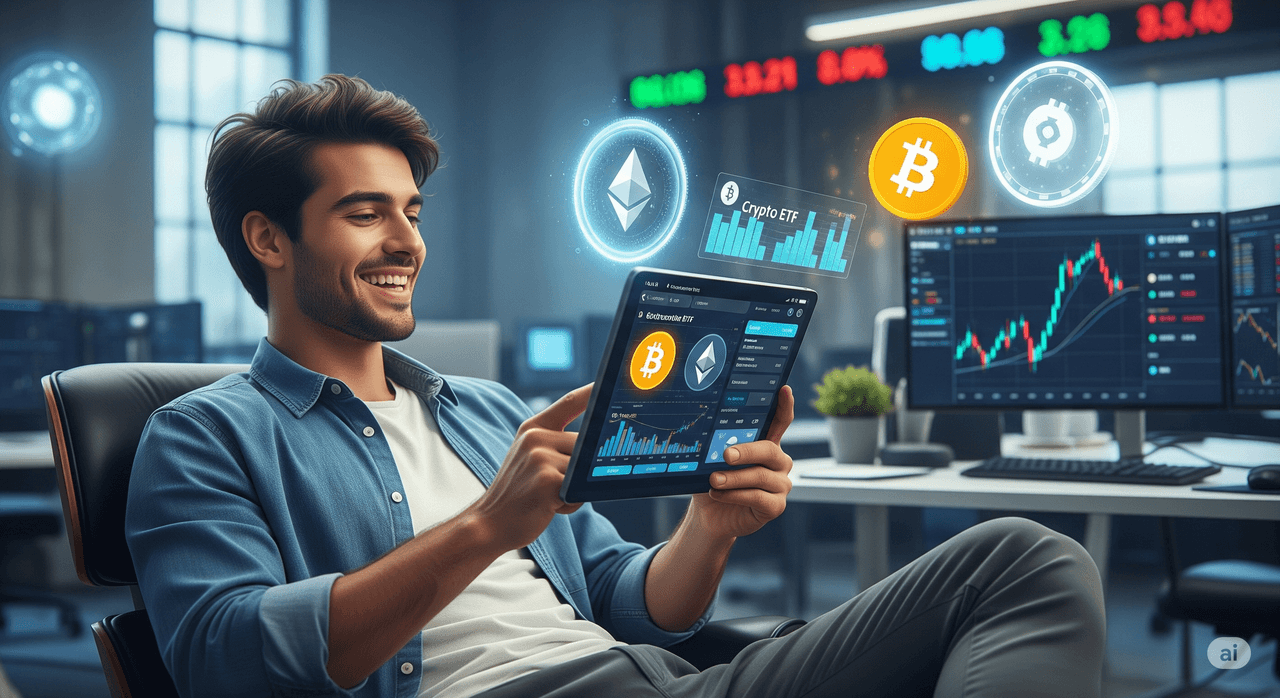 Los ETF de criptomonedas son una puerta de entrada accesible para los inversores principiantes en 2026.