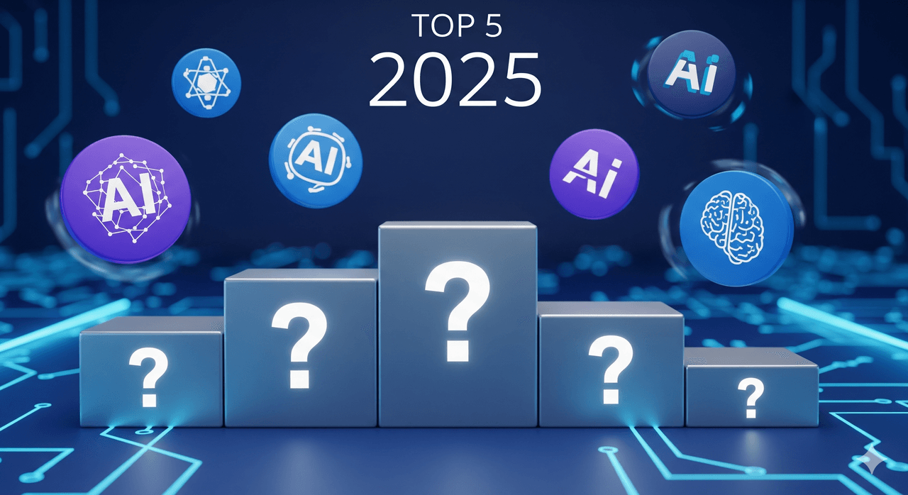 2025年最具潛力的5大AI加密貨幣