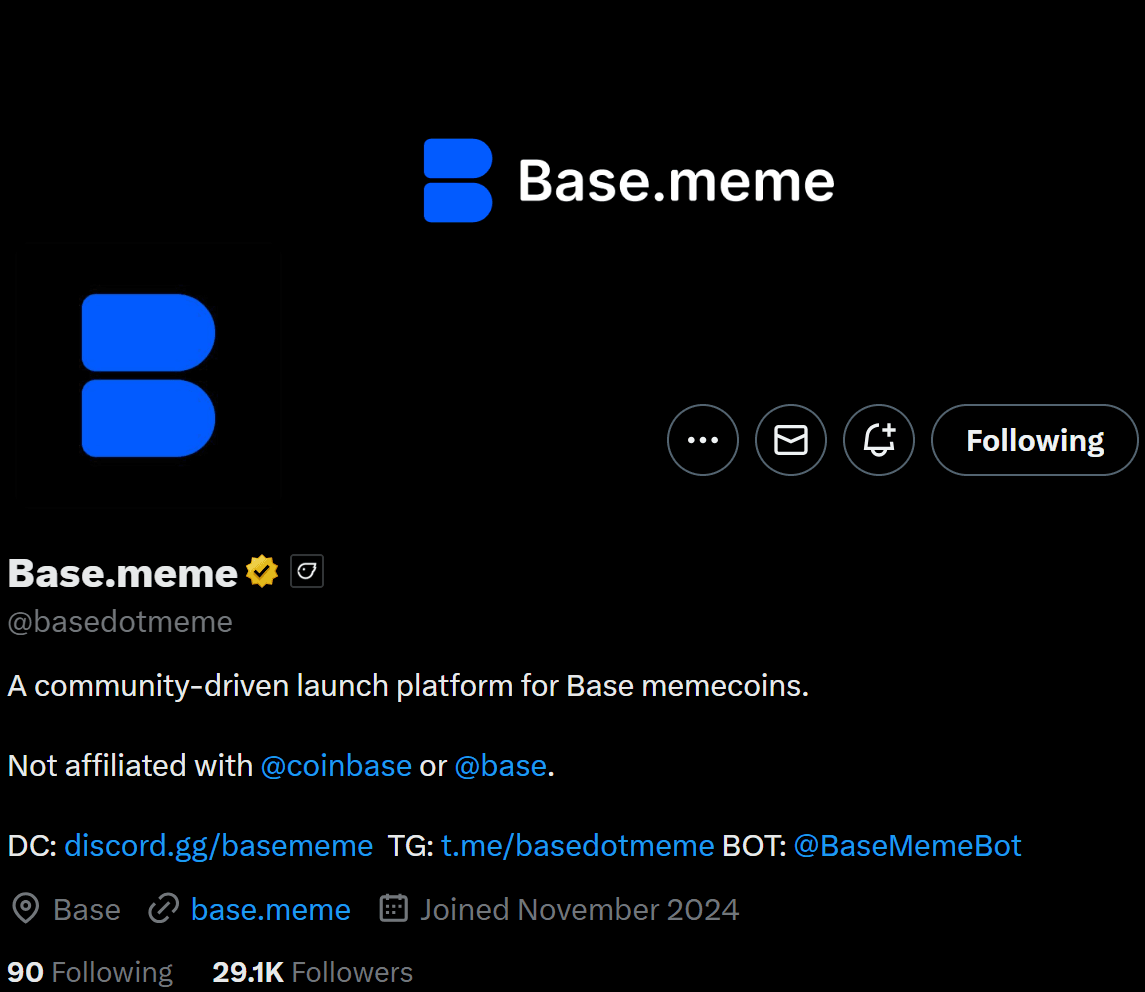 Base.Meme Launchpad: Creación de meme coins en Base en 2025