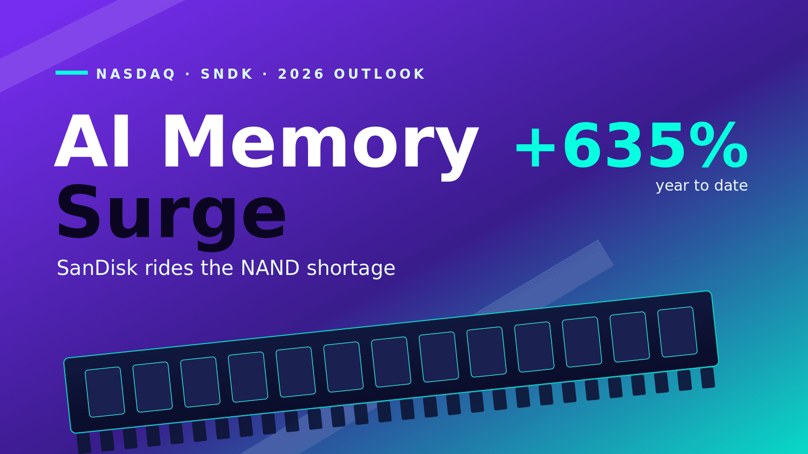 Acciones SNDK: El auge de la memoria IA de SanDisk y perspectivas para 2026
