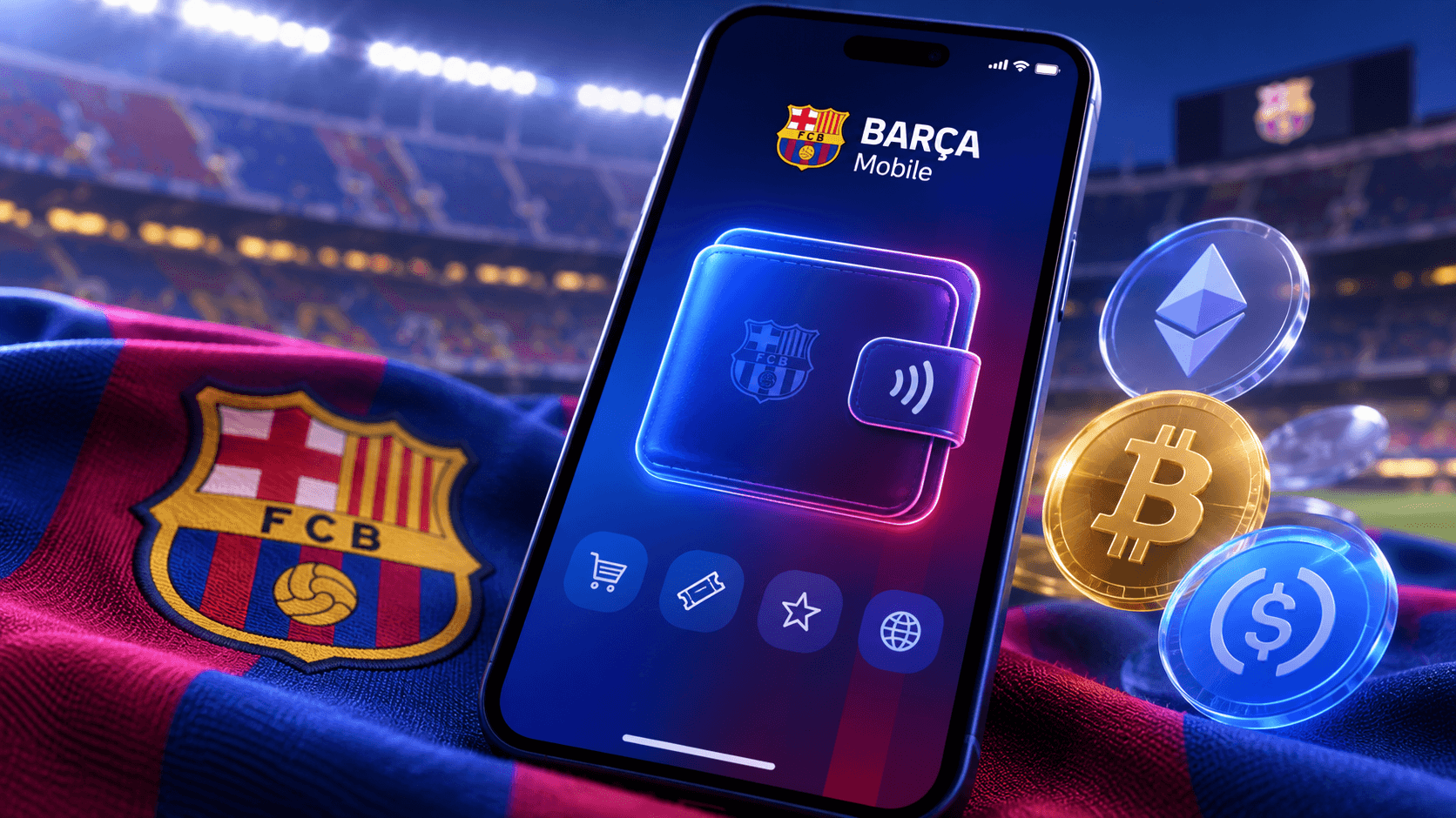 Barça Mobile lanza su nuevo monedero digital