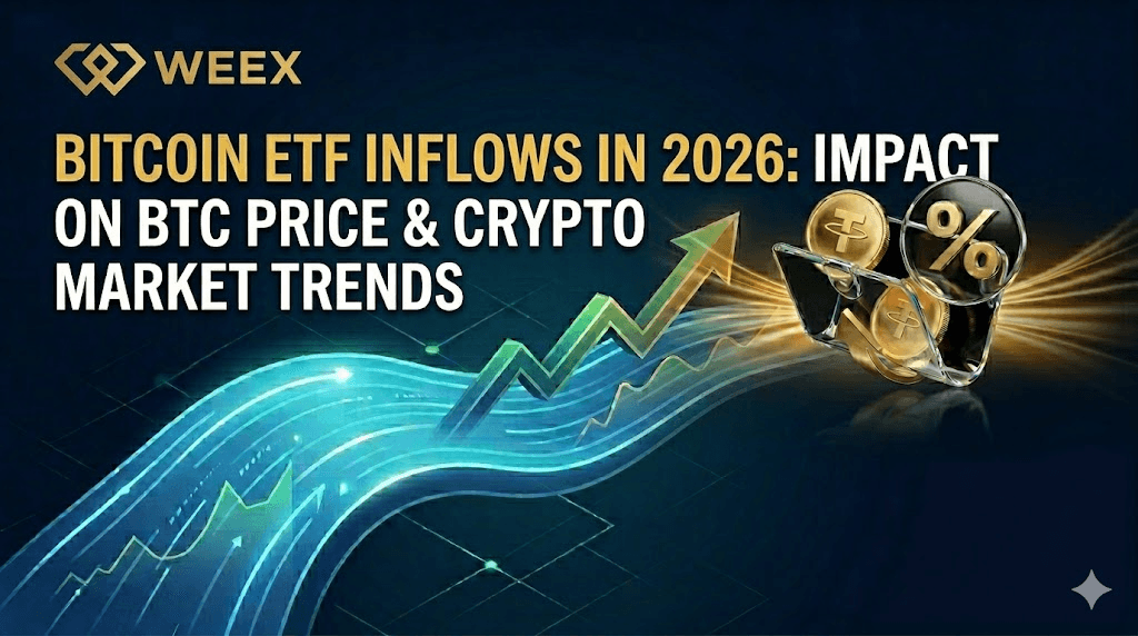 Entradas em ETFs de Bitcoin em 2026: Impacto no preço do BTC e nas tendências do mercado de criptomoedas