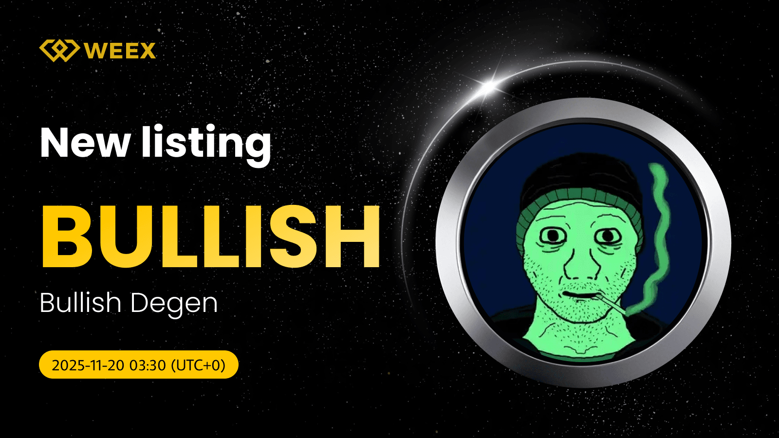 El par de negociación alcista USDT ya está disponible en WEEX Spot.