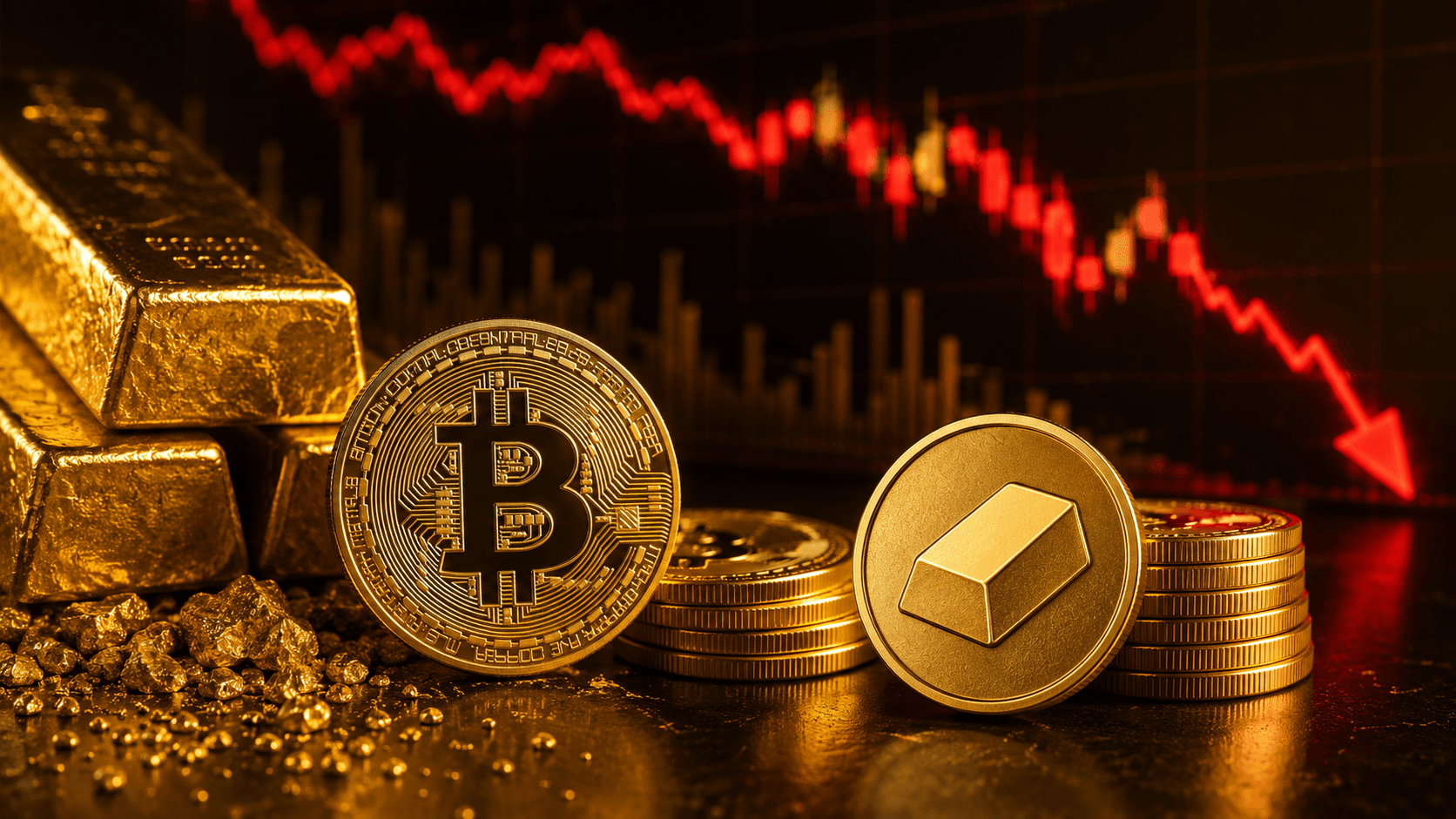 Cae el precio del oro: ¿Una oportunidad para Bitcoin y las criptomonedas?