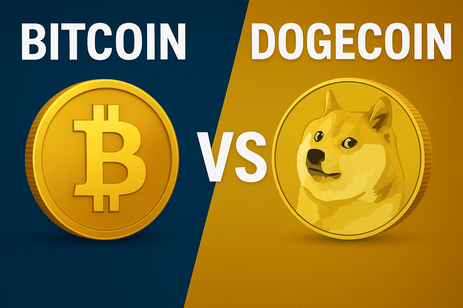 比特幣 vs 狗狗幣:2025年8月,您應該考慮投資哪種加密貨幣?