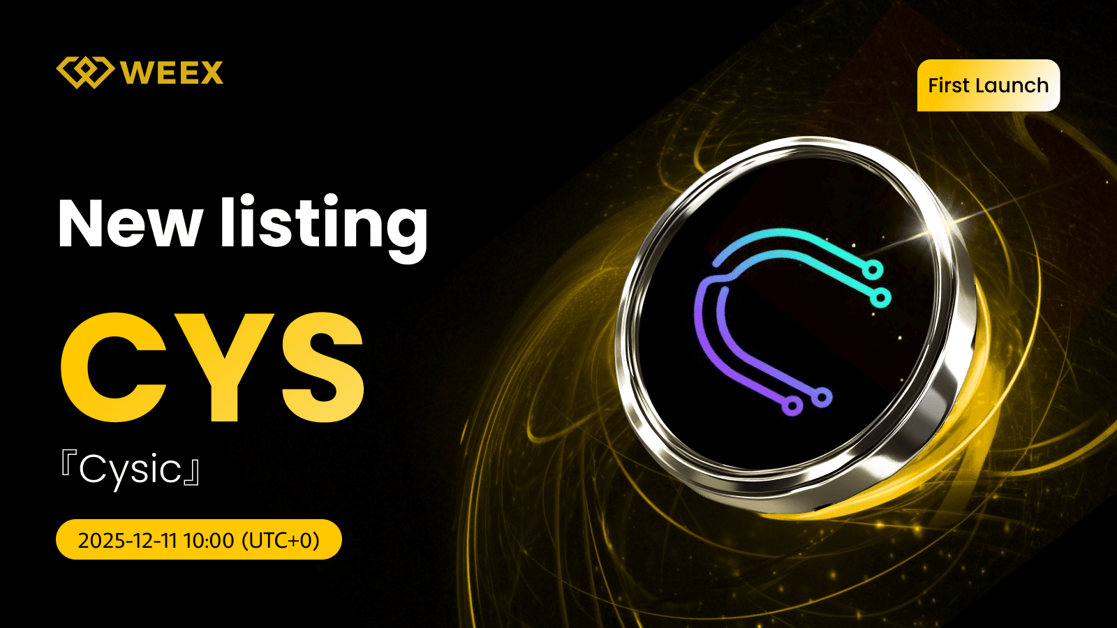 CYS USDT désormais disponible : Négociez le Cysic (CYS) sur WEEX
