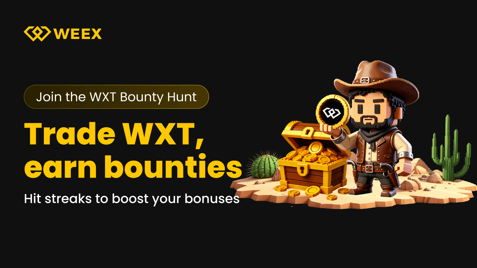 Explicación del programa WXT Bounty Hunter: Gana recompensas en cripto mientras aprendes a operar en WEEX