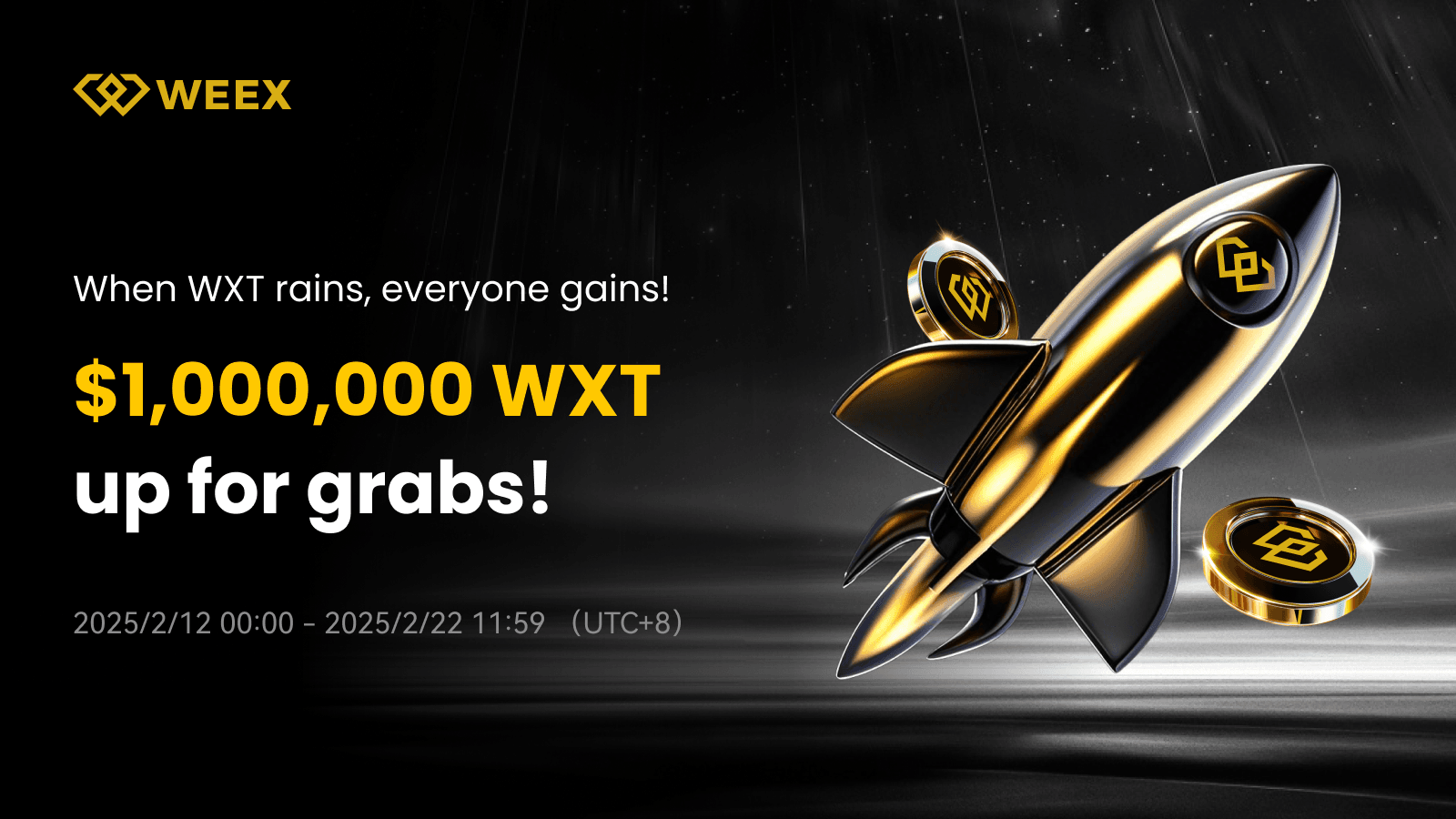 Faits marquants hebdomadaires de WEEX (07/02 - 14/02, 2025) : Nouvelles paires, Airdrop crypto et tendances