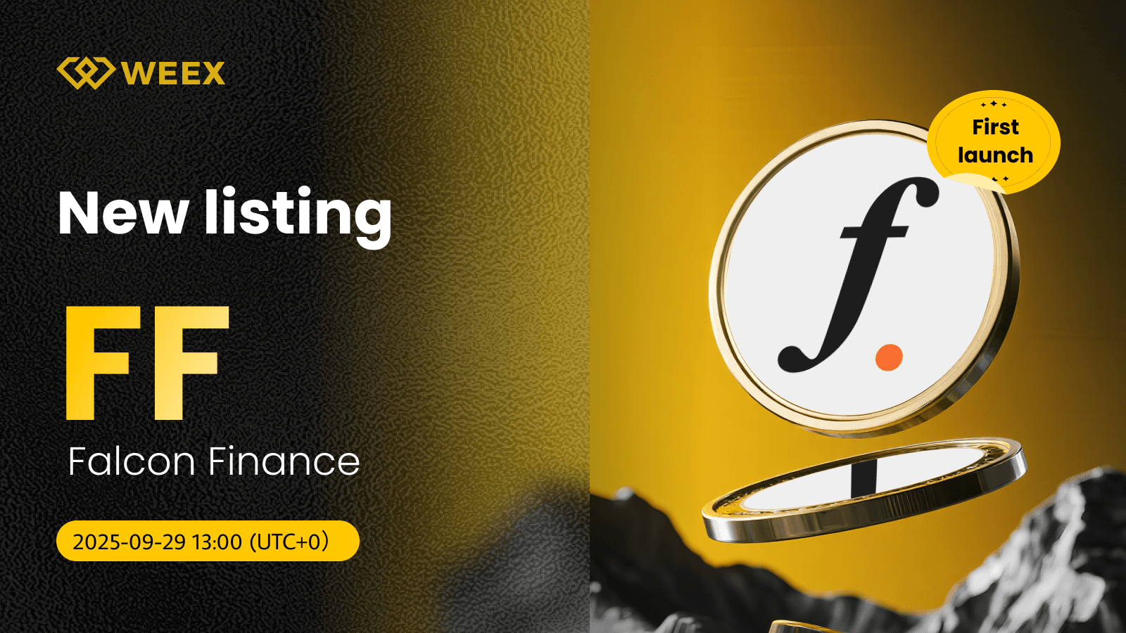 Премьера FF USDT на WEEX: Монета Falcon Finance добавлена в листинг