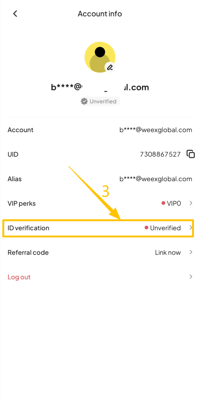 Encuentre su WEEX UID a través de la aplicación Paso 2-3.png