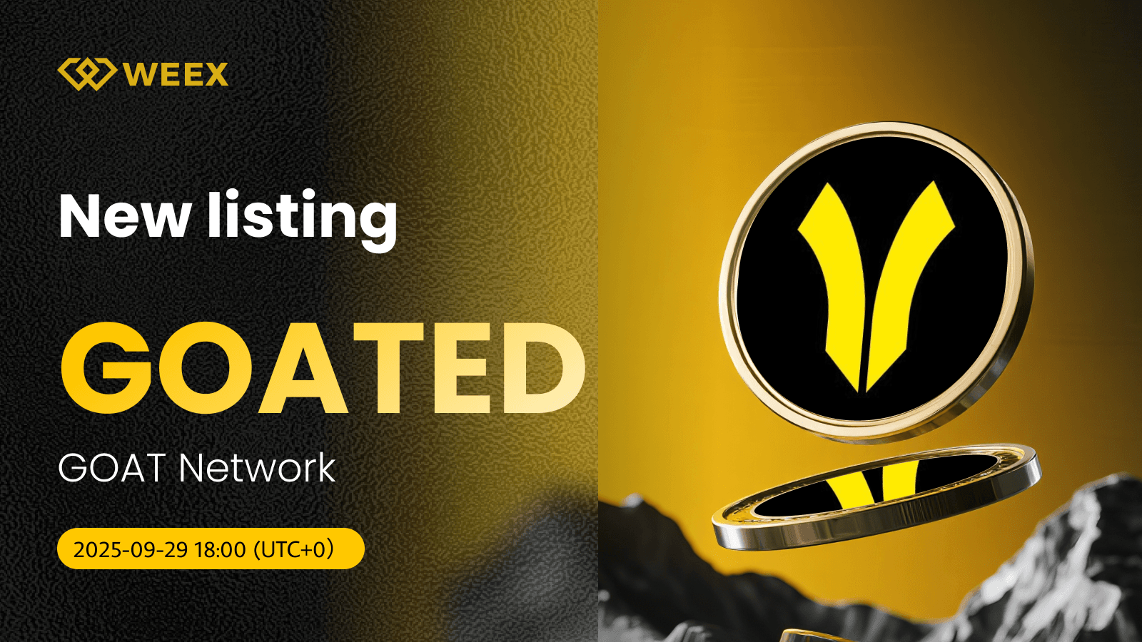USDT с поддержкой GOAT теперь доступен на WEEX для спот-трейдинга