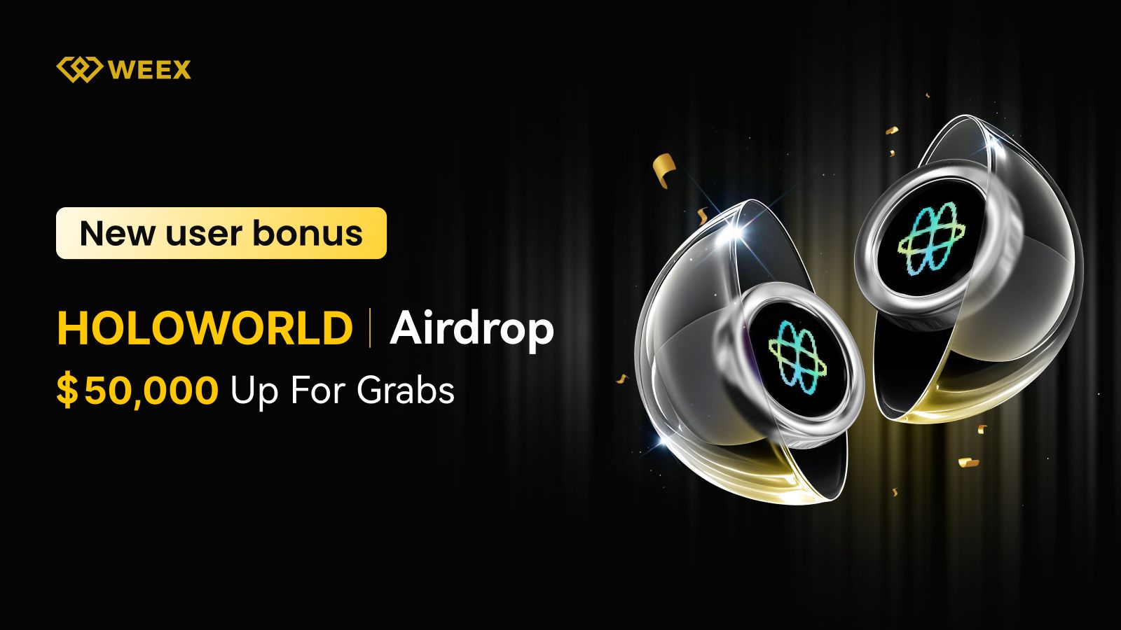 HOLOWORLD New User Airdrop sur WEEX Exchange : Gagnez jusqu’à 115 USDT lors de cet événement d’airdrop de jetons en cours !