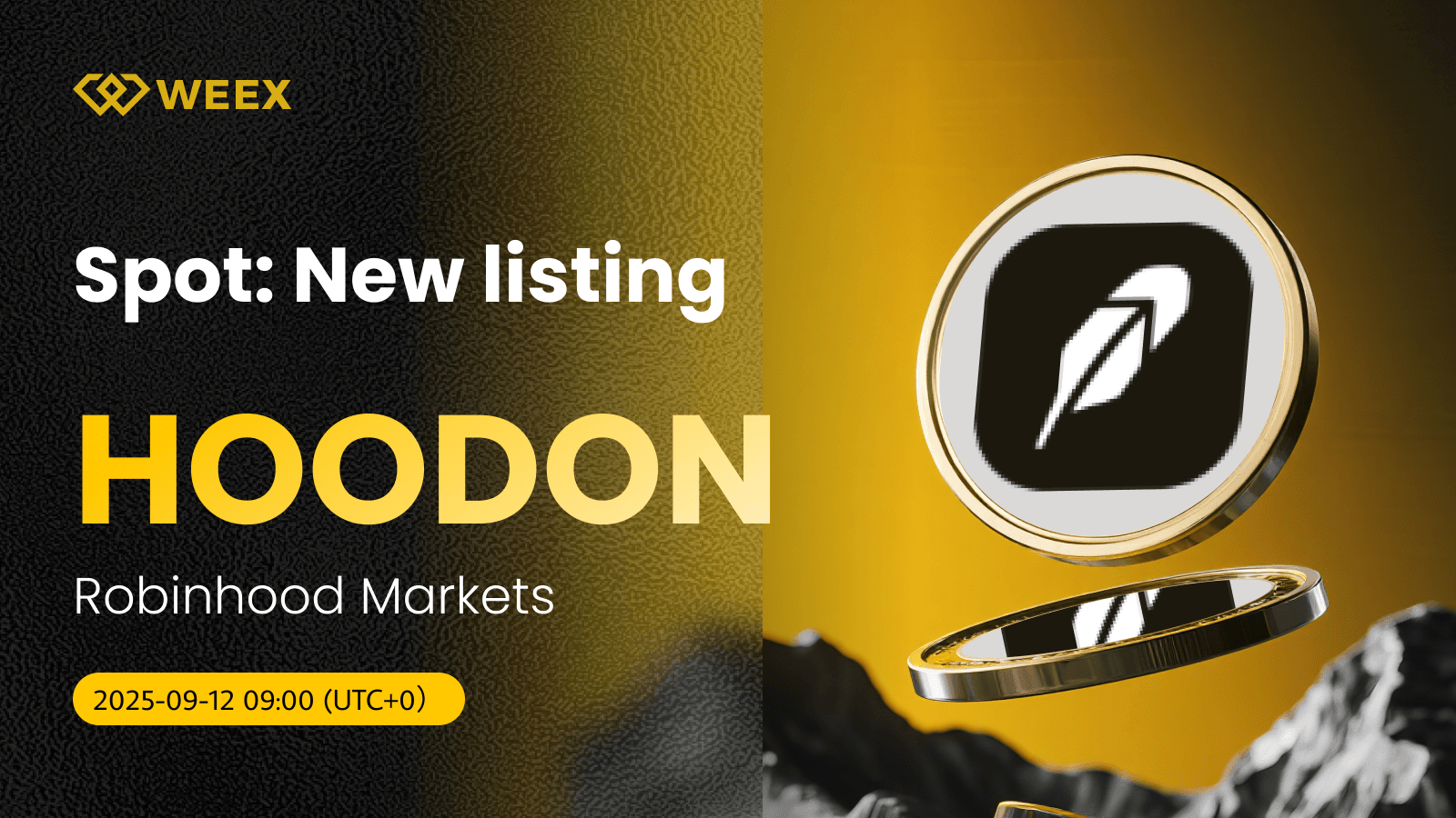 HOODON USDT cotiza en WEEX: Robinhood Markets: comercio de monedas
