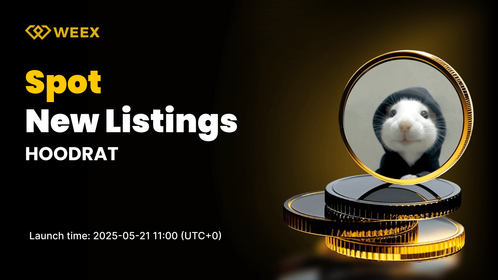 HOODRAT USDT se lista en WEEX Spot