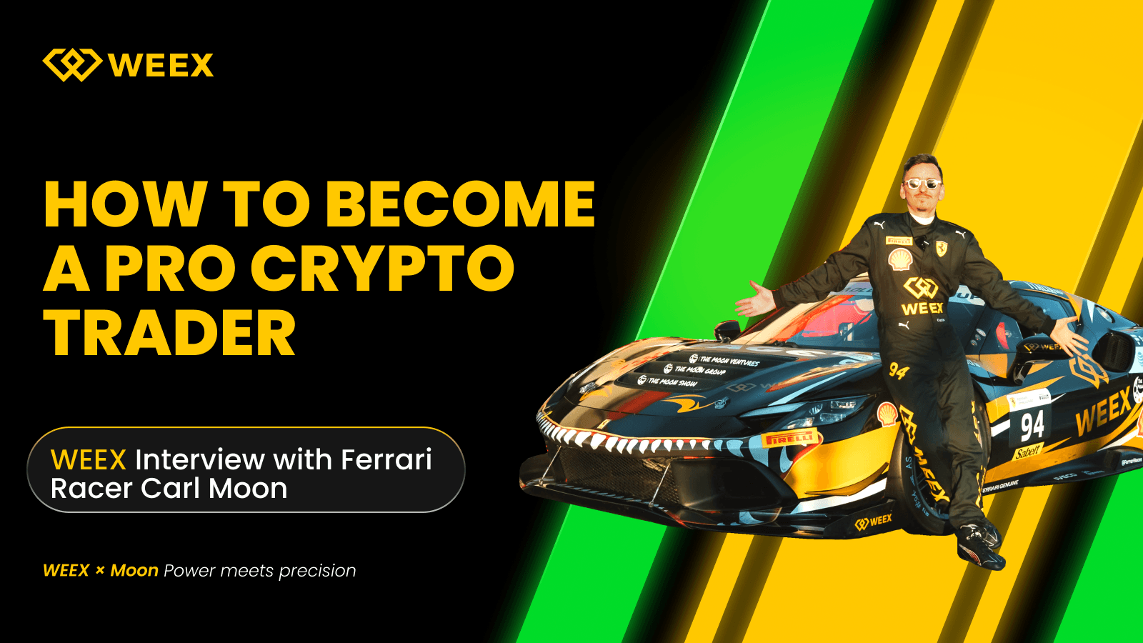 Como se tornar um trader profissional de criptomoedas: Entrevista da WEEX com o piloto da Ferrari, Carl Moon.