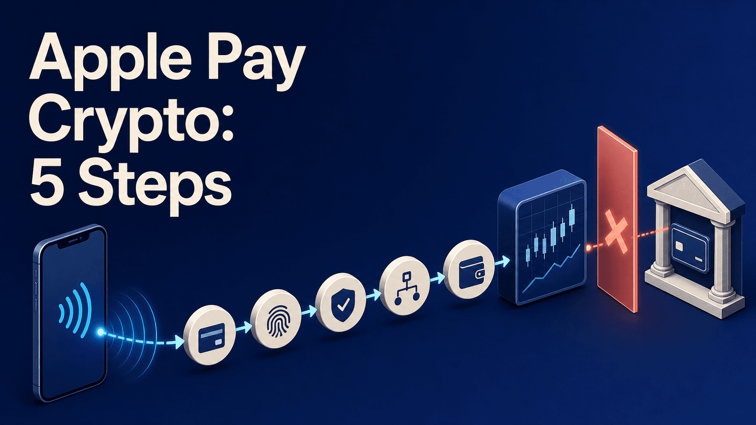 Comment acheter des cryptos avec Apple Pay en 5 étapes : pourquoi votre banque peut refuser le paiement