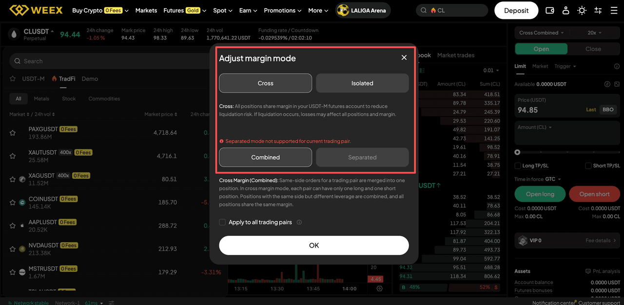 How to Trade Crude Oil Futures on weex