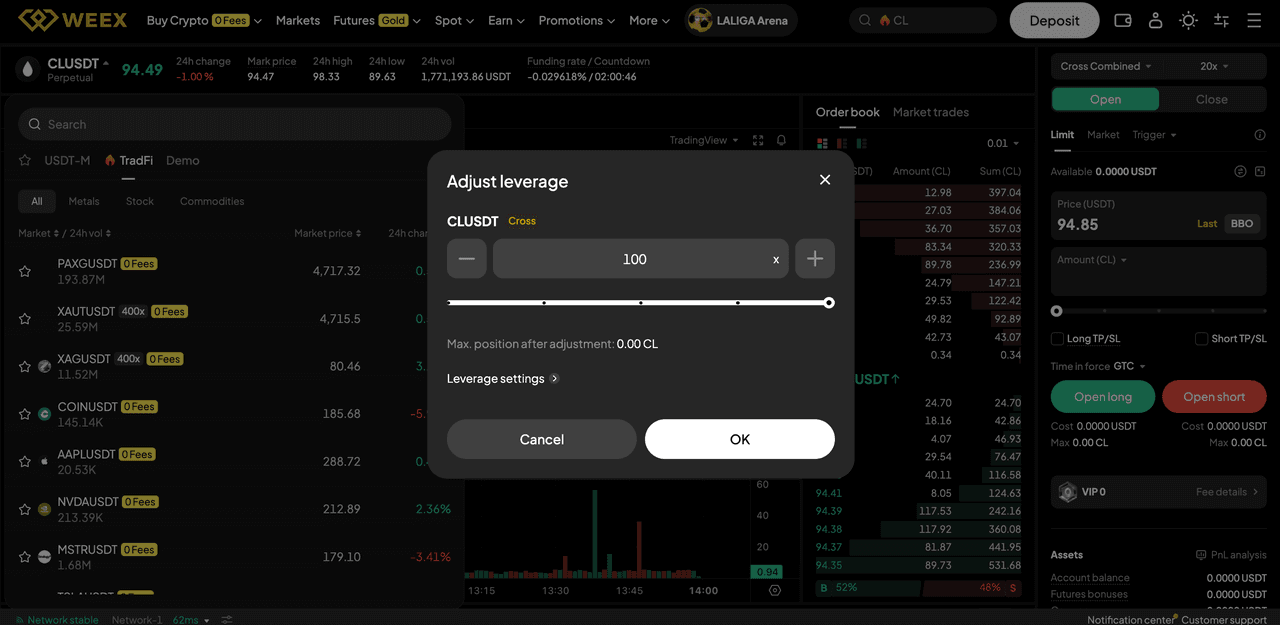 How to Trade Crude Oil Futures on weex