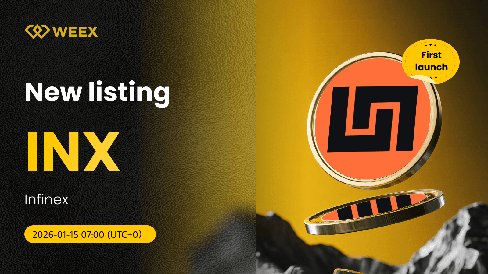 INX USDT maintenant disponible sur WEEX Spot : Tradez Infinex (INX)