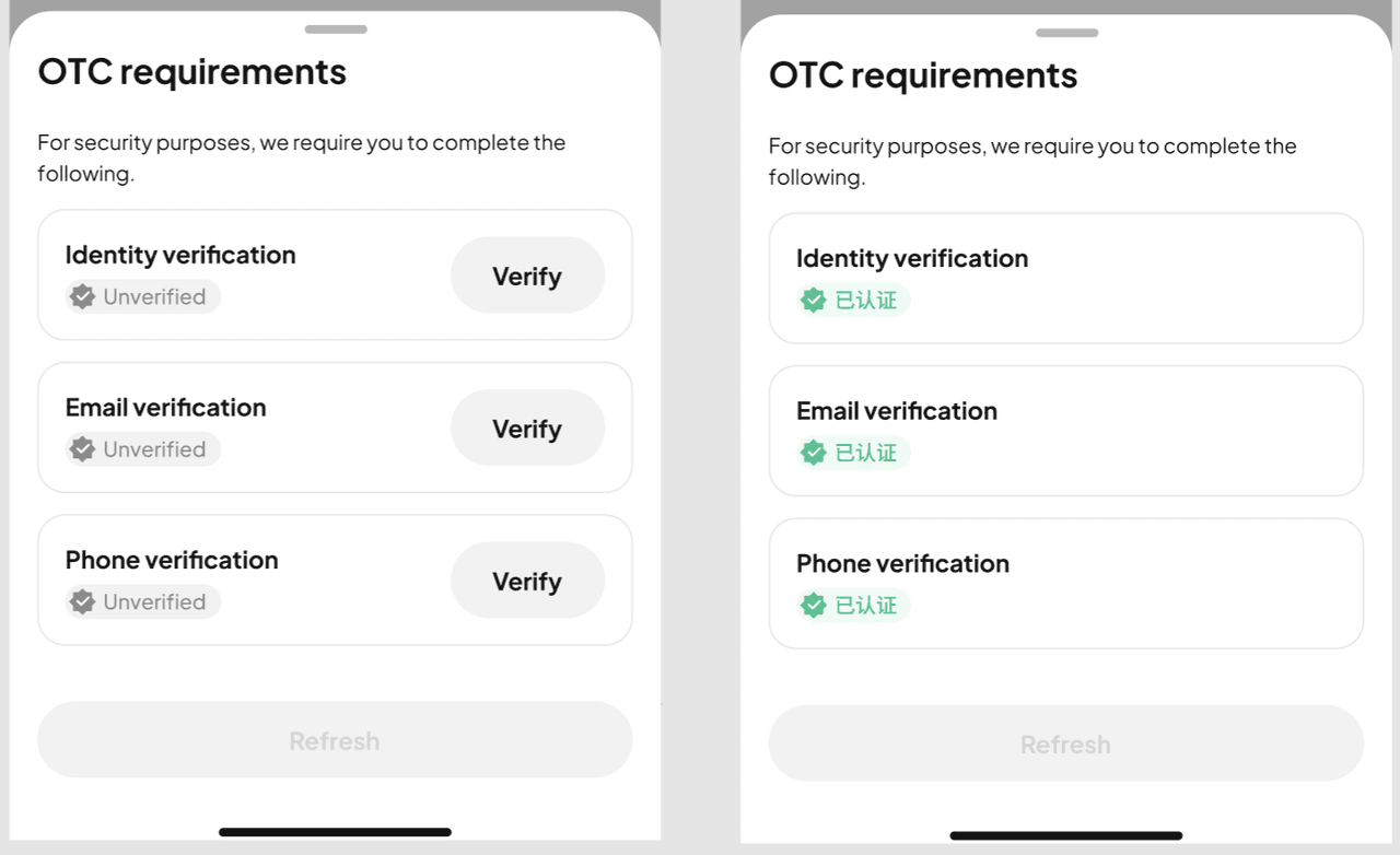 Completar la verificación en WEEX