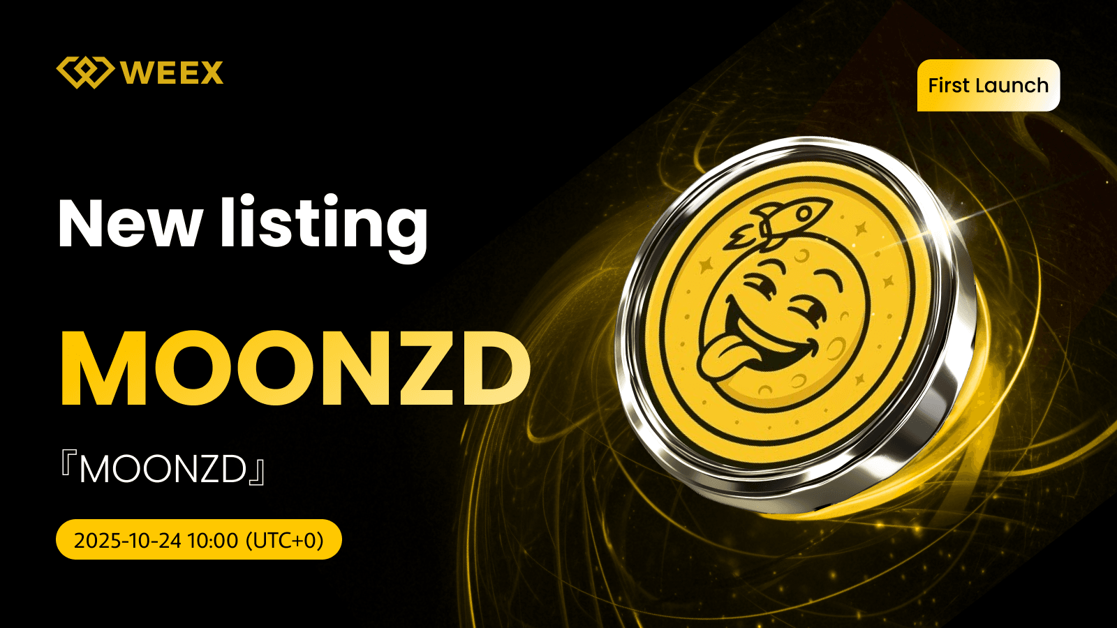 Le trading au comptant de MOONZD USDT fait ses débuts sur l'échange WEEX