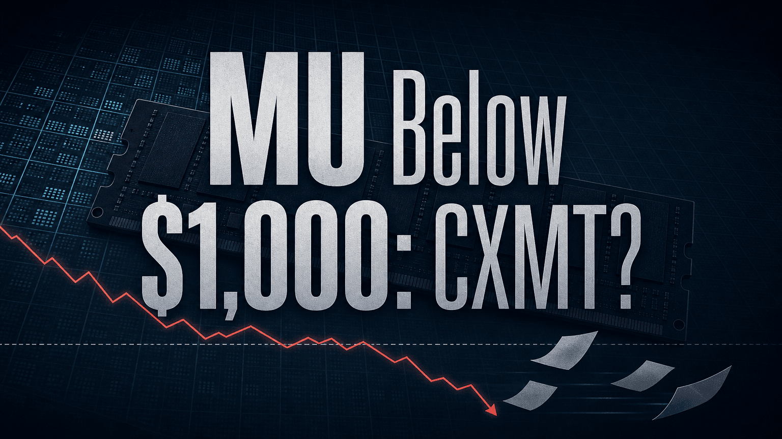 Las acciones de MU caen por debajo de 1.000 $: ¿es real la amenaza de CXMT o solo una excusa para recoger beneficios?