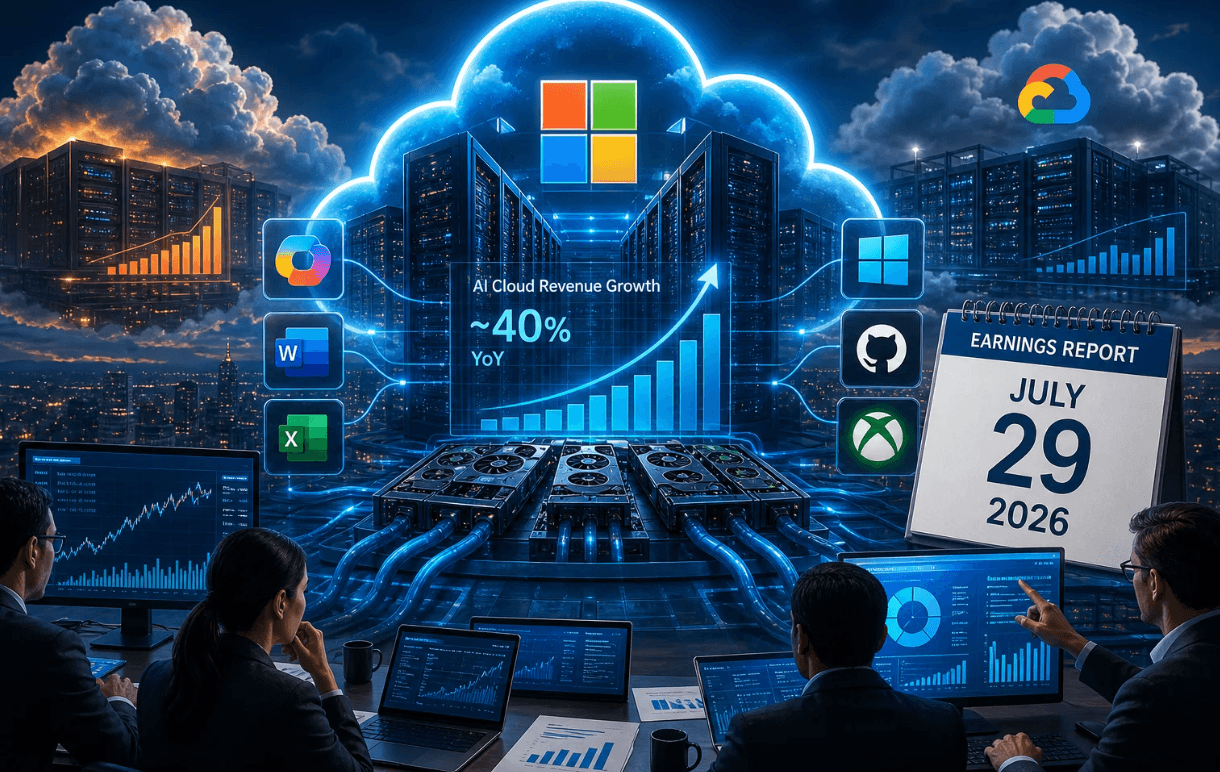 Action Microsoft avant les résultats du 29 juillet : ce que le taux de croissance d'Azure doit démontrer