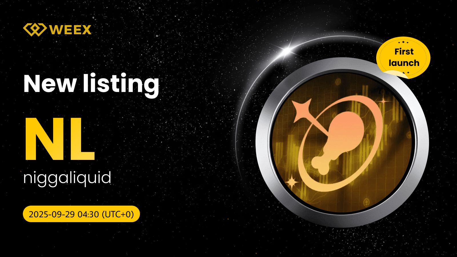 NL USDT появляется на WEEX с монетой niggaliquid (NL)