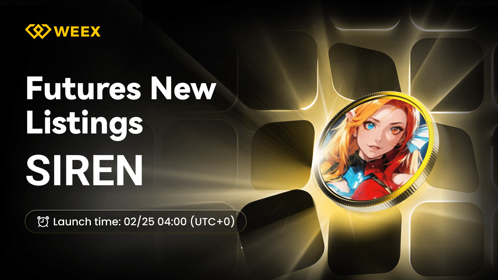 SIREN USDT Listing : WEEX lance son future Siren Coin