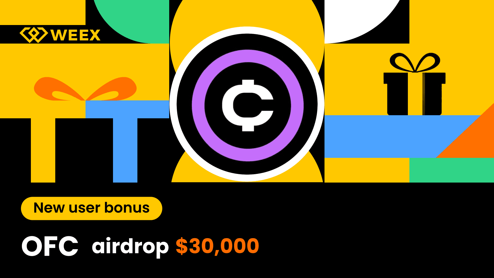 Hướng dẫn Airdrop WEEX OFC: Nhận thưởng người dùng mới và phần thưởng OFC