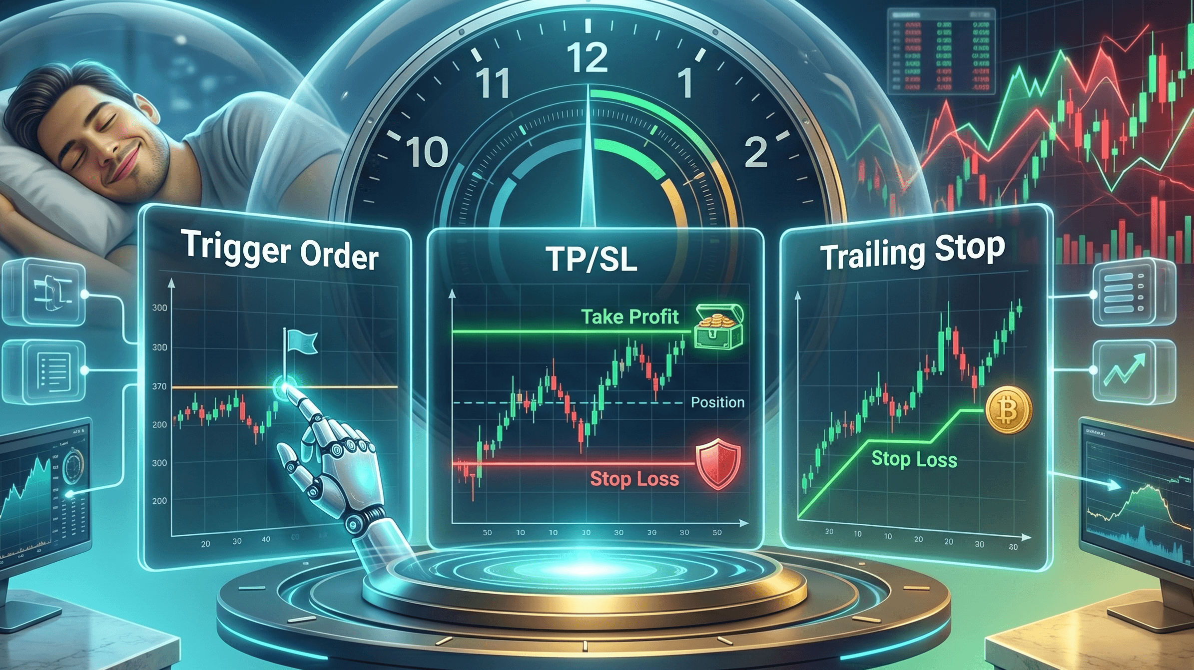 ¿Qué son las Trigger Orders, TP/SL y Trailing Stops? Guía para principiantes sobre las funciones de órdenes de WEEX