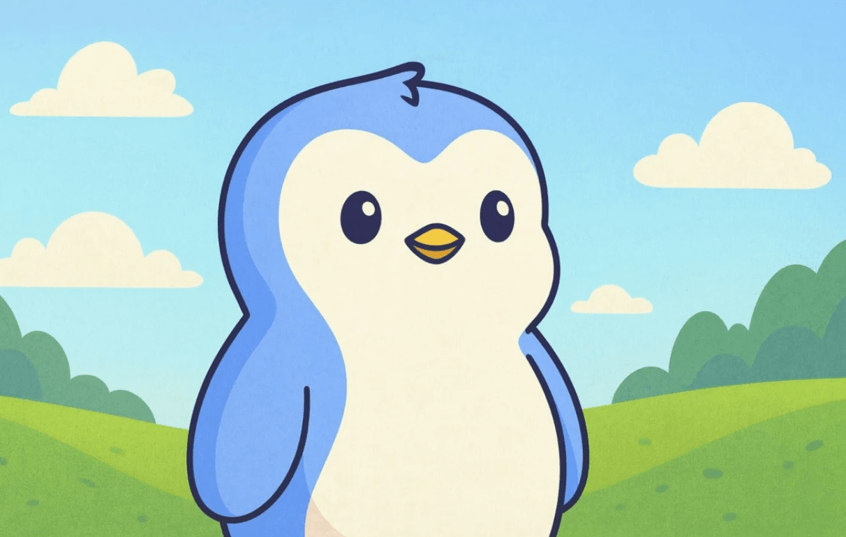 PENGU cruzó cuatro medias móviles