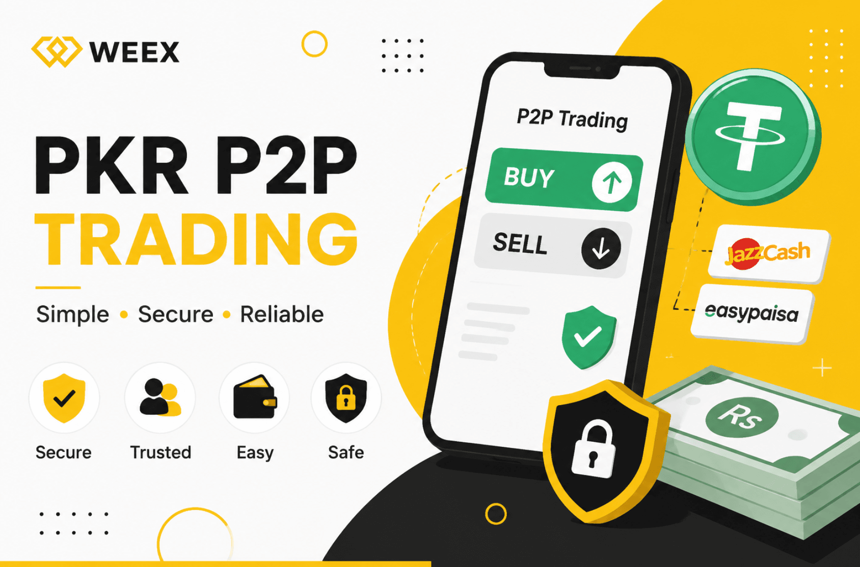 ¿Es seguro WEEX P2P en Pakistán? Lo que los traders de PKR deben saber