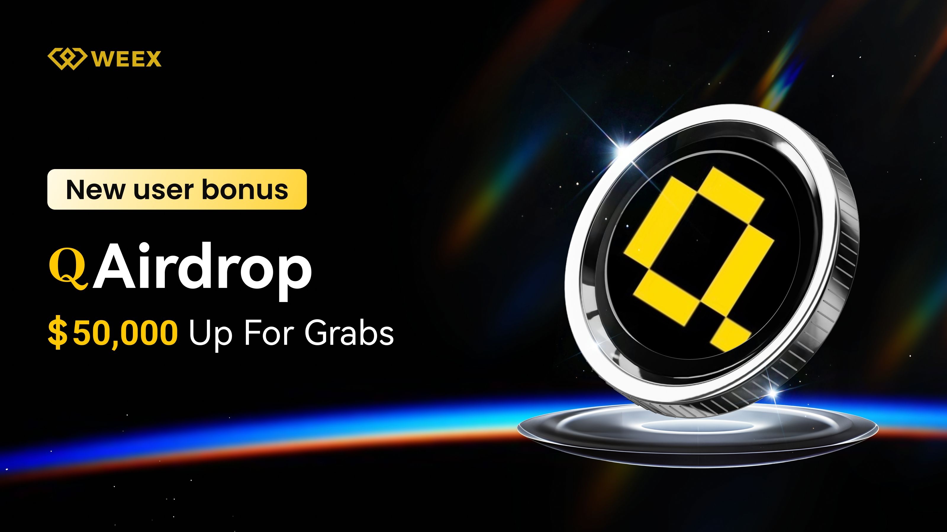 Airdrop WEEX Exchange Q 2025 : Récapitulatif d'une aubaine pour les nouveaux utilisateurs de 50 000 $