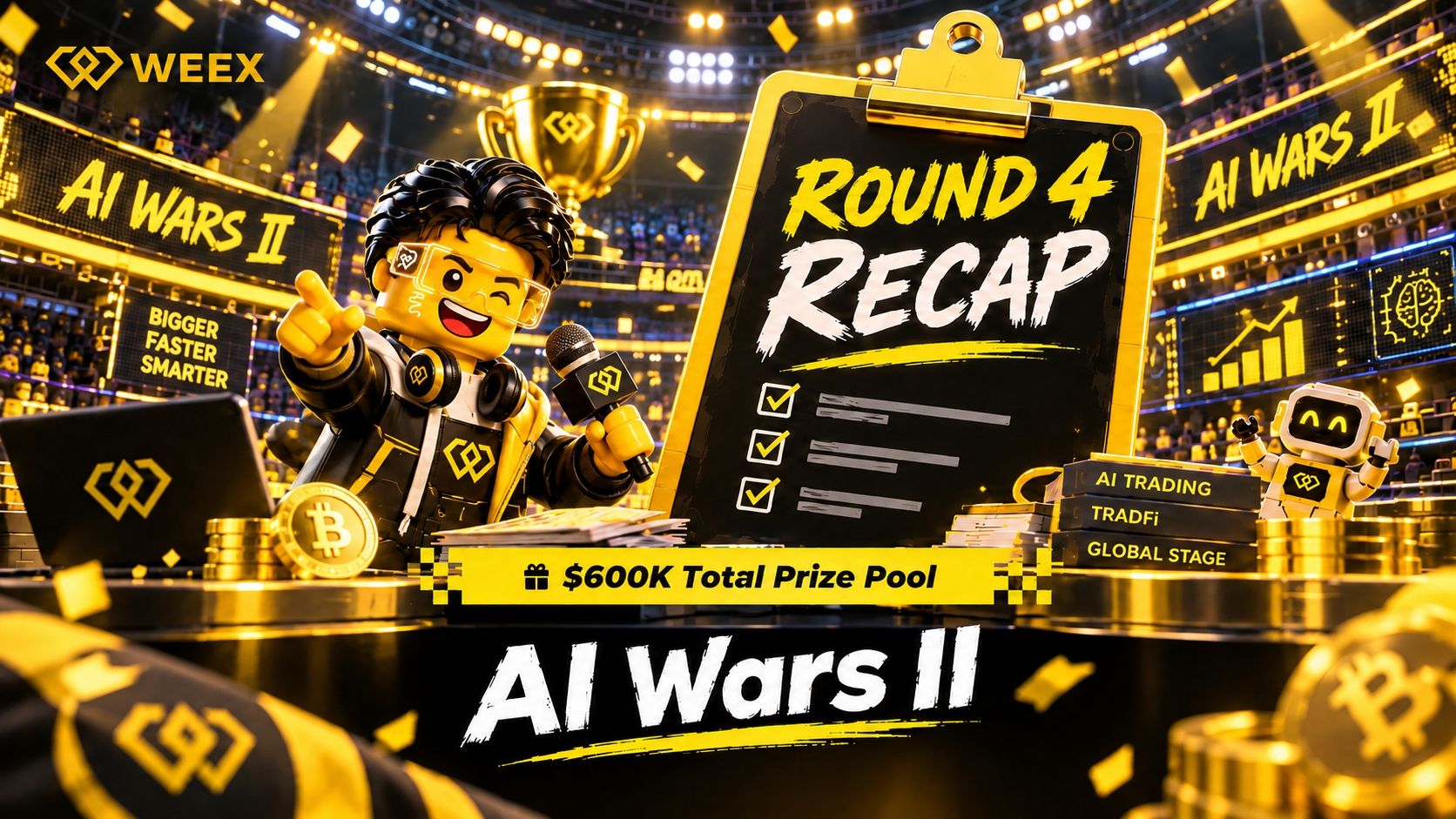 WEEX AI Wars II Round 4 Recap: Humans Ruled the Leaderboard. How Did AI Tied the War?