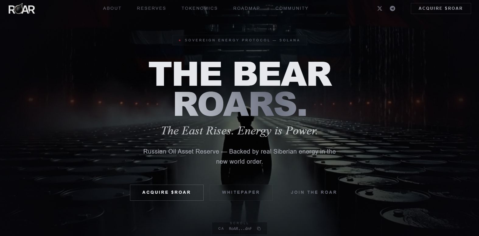 Что такое Российский резерв нефтяных активов (ROAR) и как он работает? Цена, токеномика и риски объяснены