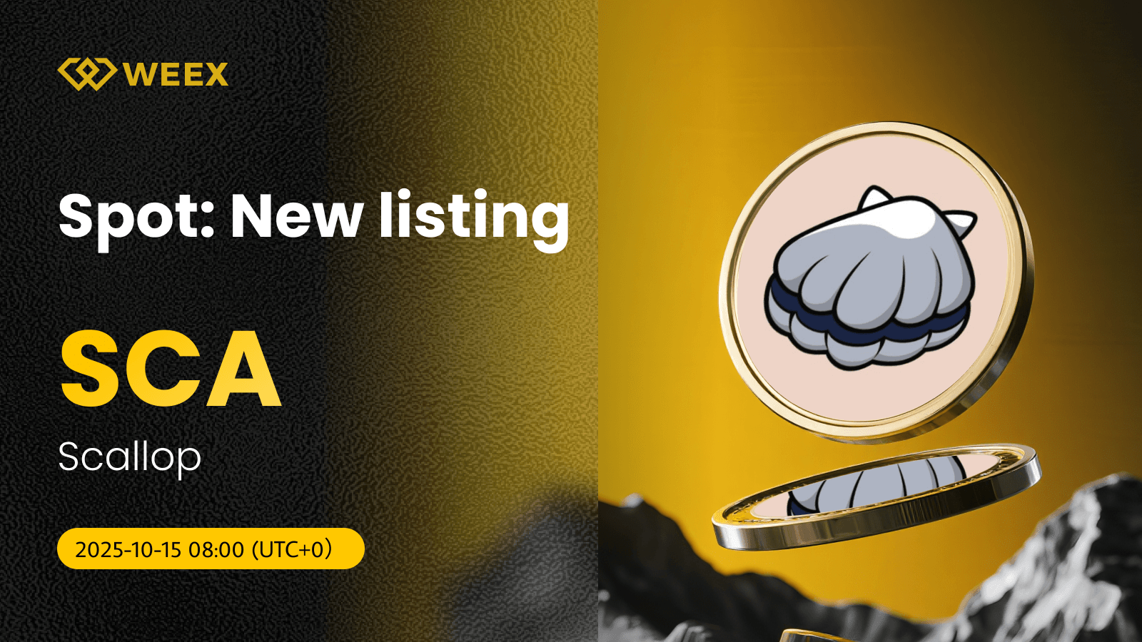 SCA USDT Nouvelle liste: Pièce de Saint-Jacques (SCA) sur WEEK Exchange