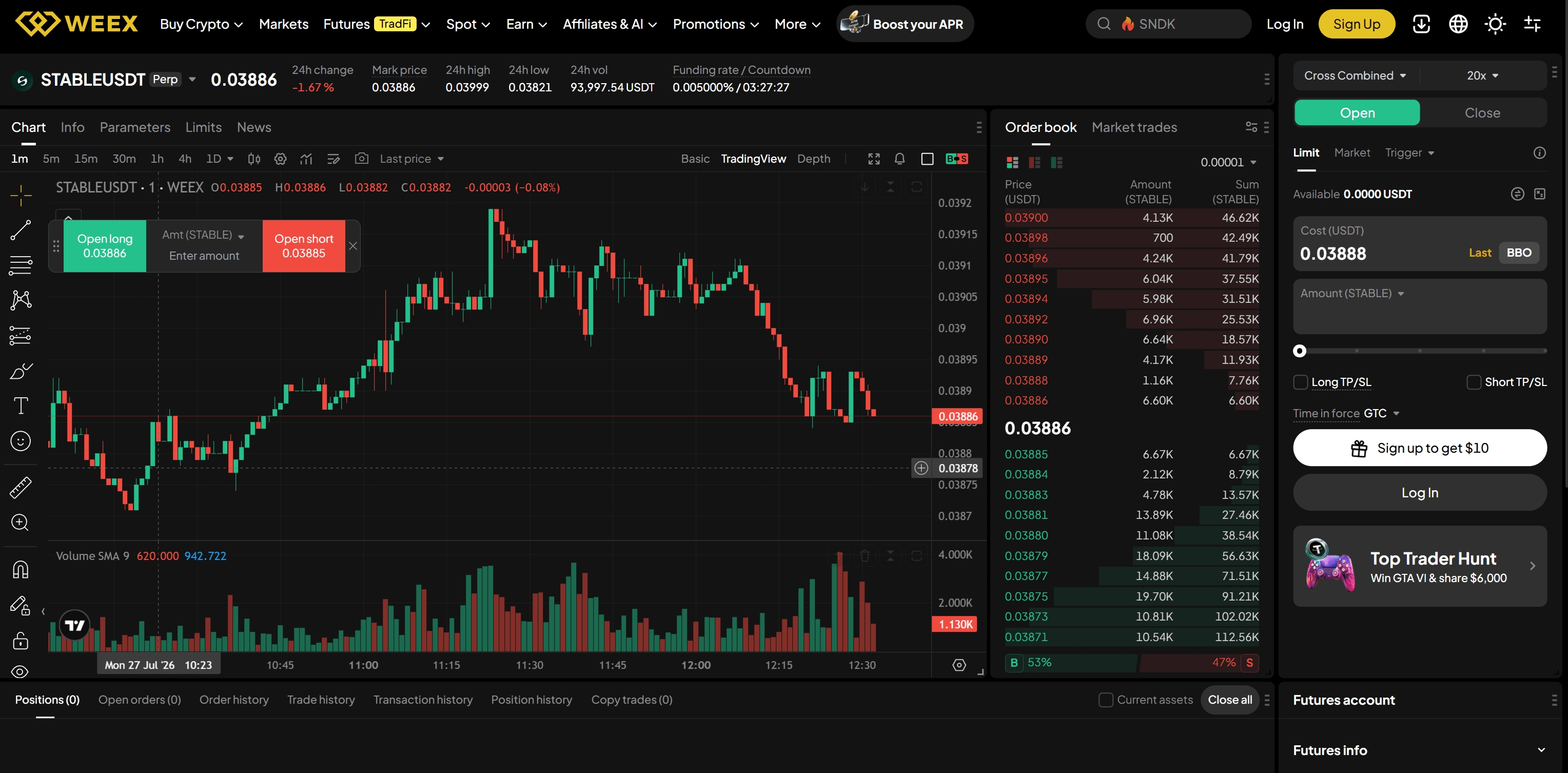 Guide de l'Airdrop STABLE : Comment réclamer 50 000 USDT de récompenses sur WEEX