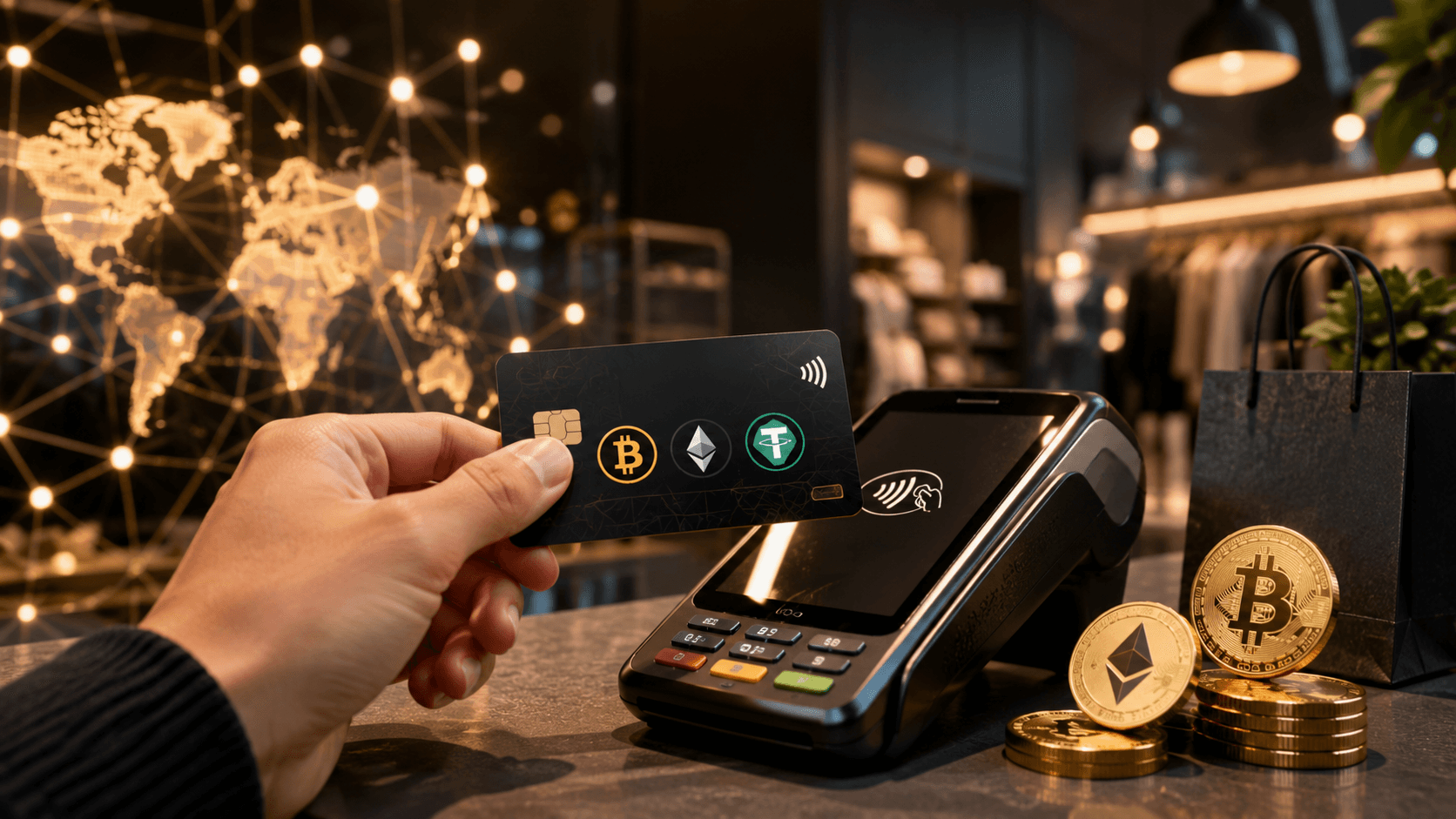 Pagos con tarjetas cripto baten récords en 2026