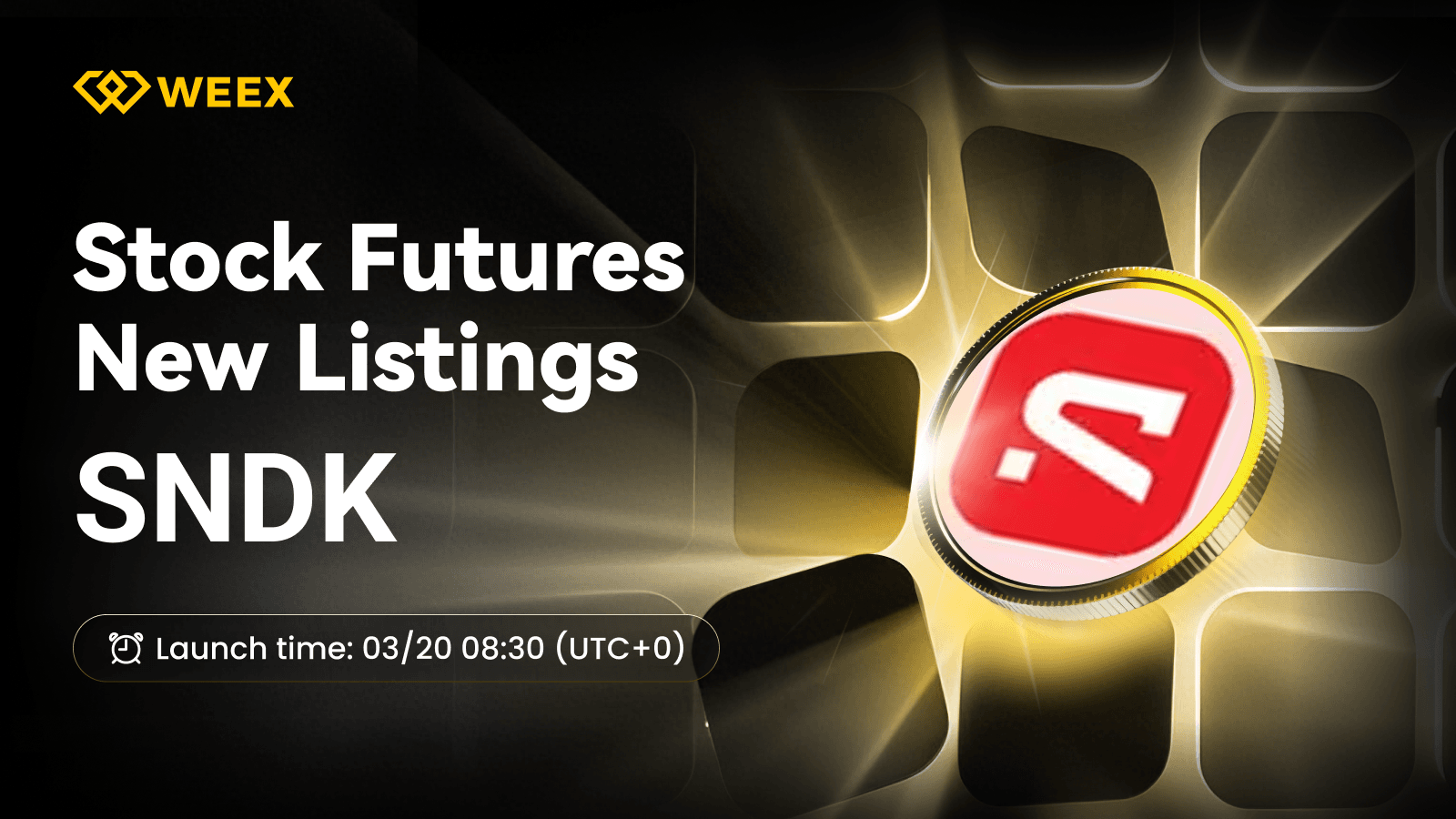 WEEX va lister SanDisk (SNDK) et lancer le contrat à perpétuité SNDK USDT