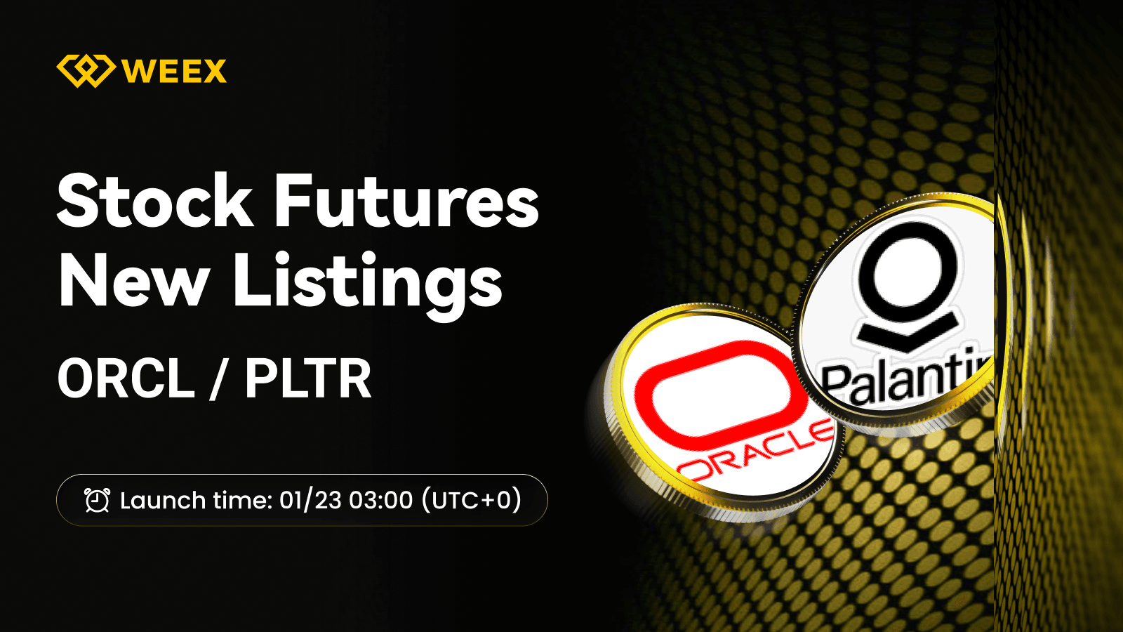 WEEX Lance des contrats perpétuels ORCL USDT et PLTR USDT