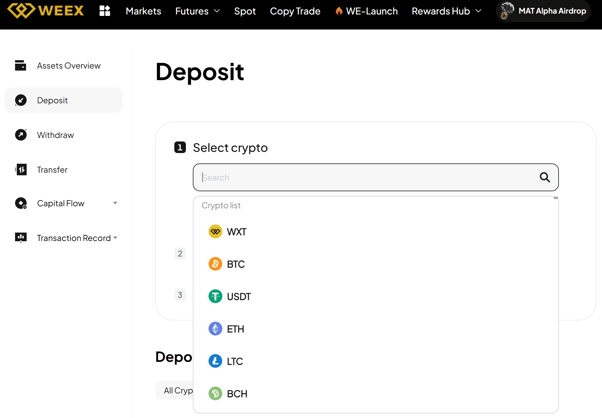 كيفية شراء رمز WEEX (WXT): دليل خطوة بخطوة